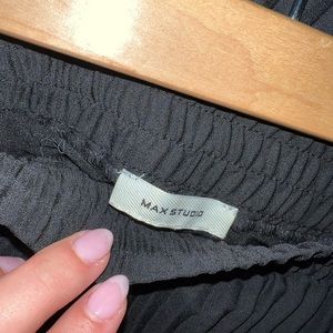 Max Studio pleated maxi skirt